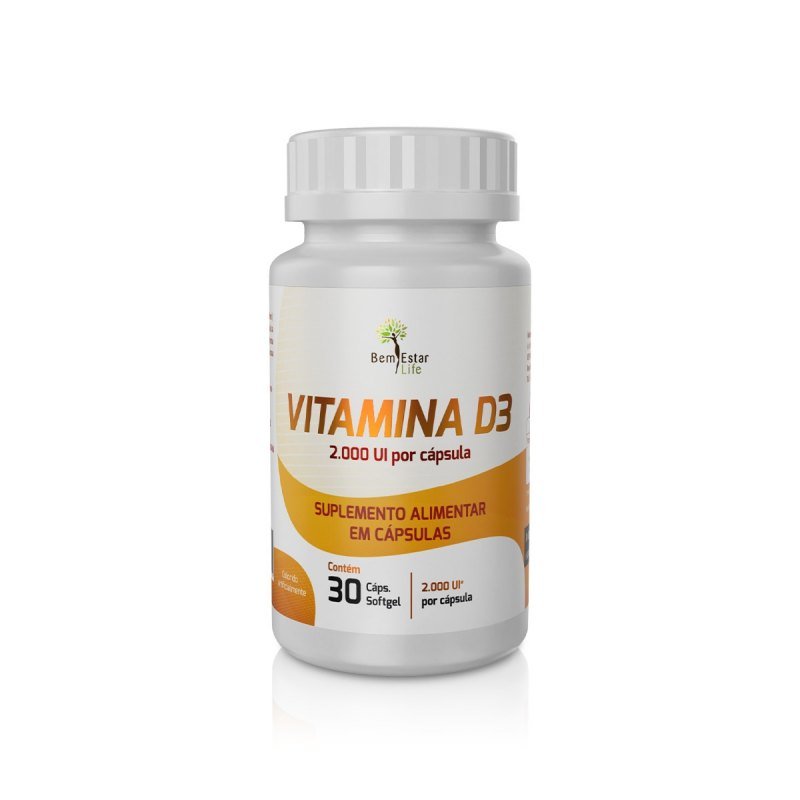 VITAMINA D3 - 2000 UI - 30 CAPSULAS