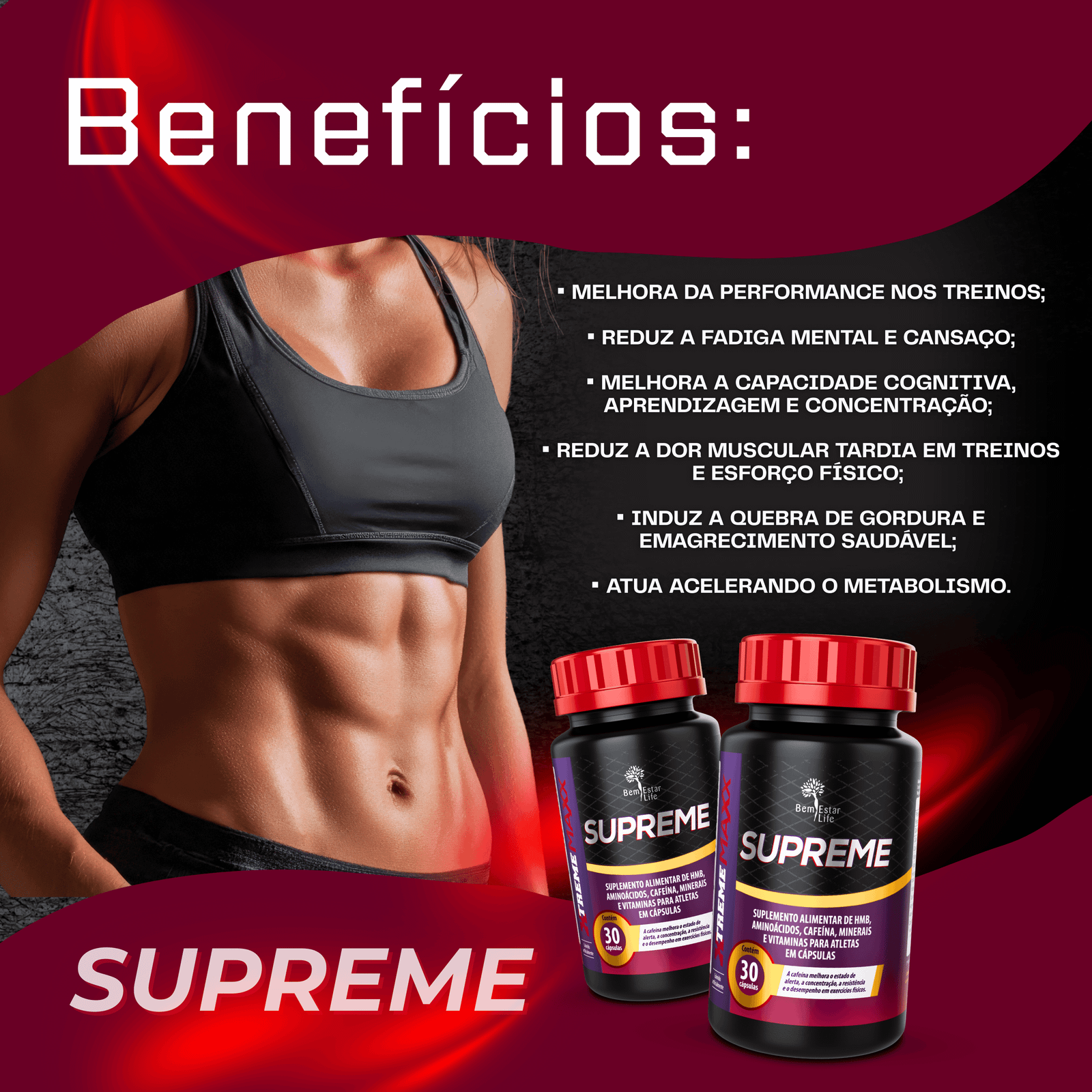 SUPREME XTREME  MAXX - 30 CAPSULAS